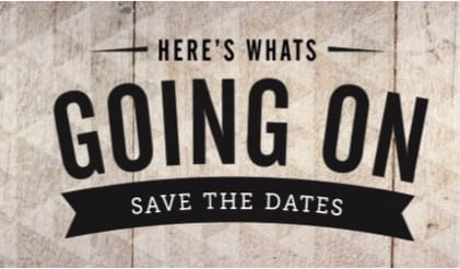 Save the dates
