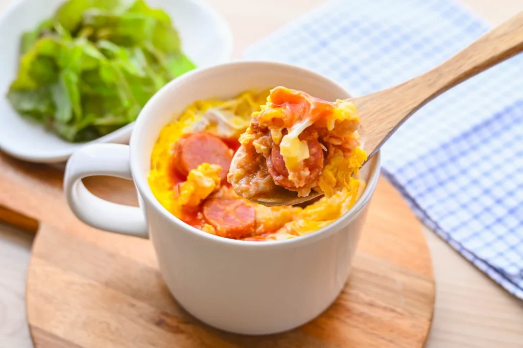 Student Recipe Microwave Mug Omelette